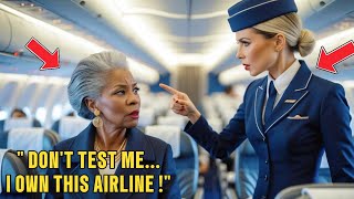 Elderly Woman Denied Entry to First Class by an Angry Attendant, Then She Buys the Airline!