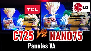 TCL C725 vs LG NANO75 4K Smart TVs with VA Panels - QLED vs NanoCell