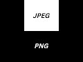 JPEG and PNG. What's the difference?