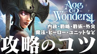 Age of Wonders 4 攻略のコツ 内政・戦略・戦術・外交・魔法・ヒーロー・ユニットなど エイジ・オブ・ワンダーズ4