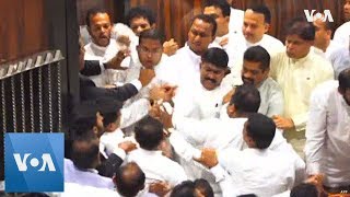 Sri Lanka Parliament Brawl