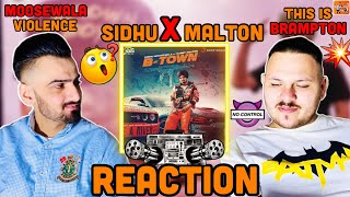 Reaction on Sidhu Moose Wala- B town | Byg Byrd | Sidhu Moosewala Sunny Malton React Hub