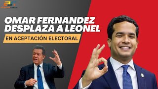 Omar Fernandez desplaza a Leonel en aceptación electoral.