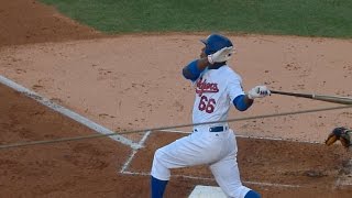 BAL@LAD: Puig, Grandal smash back-to-back home runs