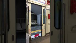 【🇯🇵西鉄 太宰府トレイン （旅人 たびと）】ドア閉 #西鉄 #train #trip #subway #metro #trip #地铁