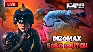 DIZOMAX Is Live Solo vs Squad Clutch BGMI @dizomax3674  #pubg #bgmi #live #shorts #dizomax