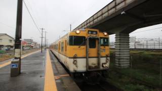 JR芸備線 矢賀駅のキハ47　JR Geibi Line Yaga Station　(2016.10)