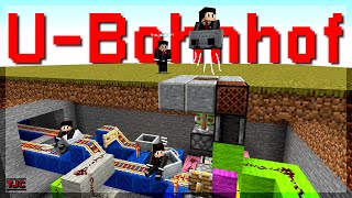 NEXT LEVEL BAHNHOF mit ZUG-KATAPULT | Tutorial [LEICHT] | Redstone erklären