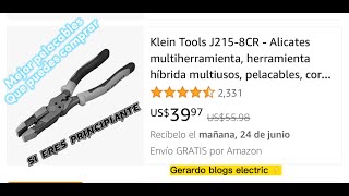 Esta es la mejor  pelacables  que  puedes comprar si eres principiante de electricista kleintools