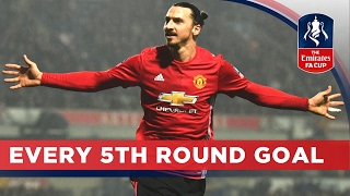 Every 5th Round Goal - Emirates FA Cup 2016/17 | Official Highlights