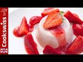 Strawberry Panna Cotta - easy strawberry desserts (strawberry recipes)