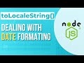 JS/NODE: Handling Date format with native JS