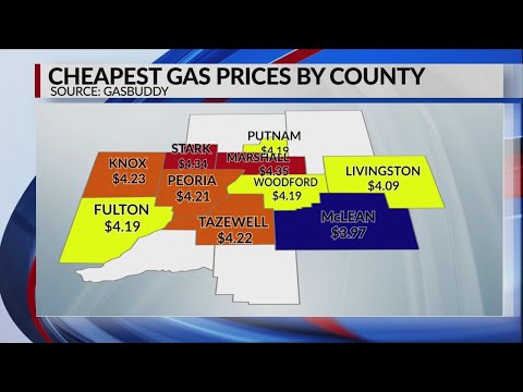 Where is the cheapest gas in Illinois?