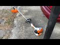 How to start a Stihl FS56RC