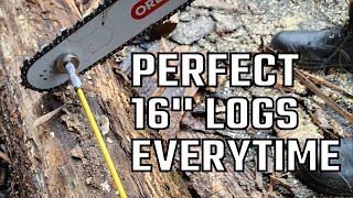 Magnetic Log Gauge For Chainsaw