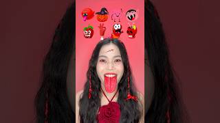 Random Halloween Food ASMR Mukbang  🎃👻 #shorts #mukbang #asmr #eating