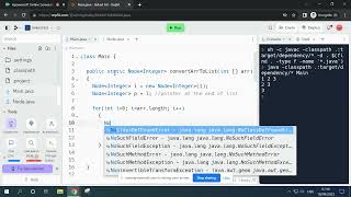 Java step by step: convert array to list (linked list)