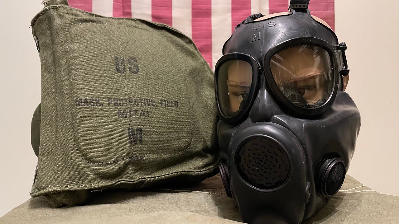 How To Properly Use A Vietnam War M17 Gas Mask - YouTube