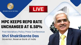 Post Monetary Policy Press Conference by Shaktikanta Das, RBI Governor | Oneindia News