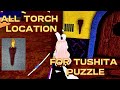 All 5 torch locations for Tushita puzzle - Blox Fruits