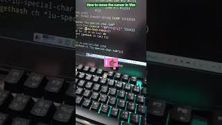 How to move the cursor in Vim