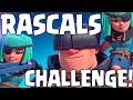 NEW CARD! Rascal Challenge! - Clash Royale