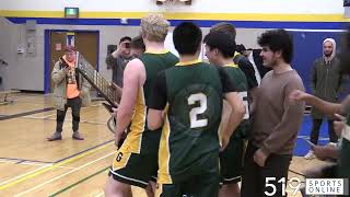 Cameron Heights win the WCSSAA senior boys basketball title