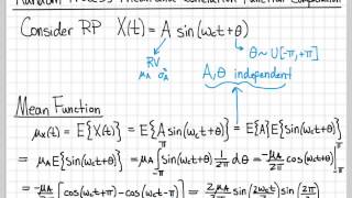 Random Processes - 04 - Mean and Autocorrelation Function Example