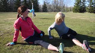 Mom and Daughter run together