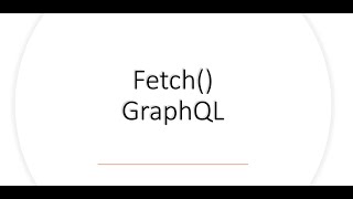 GraphQL query using Native Fetch