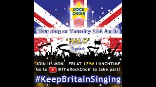 #KeepBritainSinging with Kat Tye! (Halo : Beyoncé ) - Thurs 21st Jan -