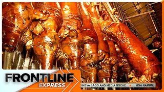 Mga namimili ng lechon, maagang nagdatingan sa La Loma | Frontline Express