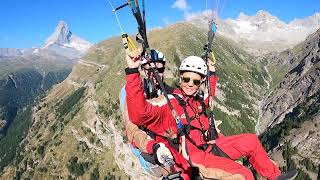 Paragliding Zermatt, Switzerland!!