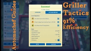 Automachef Tips \u0026 Tricks - Griller Tactics 91% Efficiency