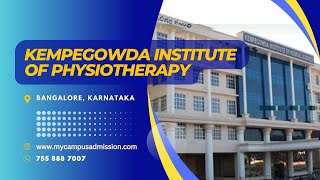 Kempegowda Institute of Physiotherapy - Bangalore | Physiotherapy Colleges in Karnataka