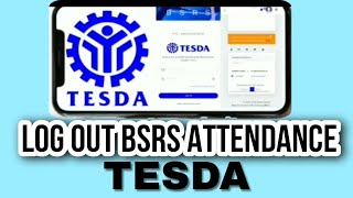 How to log out in BSRS attendance |TESDA | LOG OUT | ATTENDANCE |BSRS