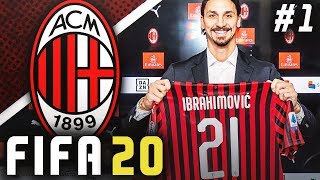 FIFA 20 AC Milan Career Mode EP1 - RETURN TO GLORY BEGINS!!