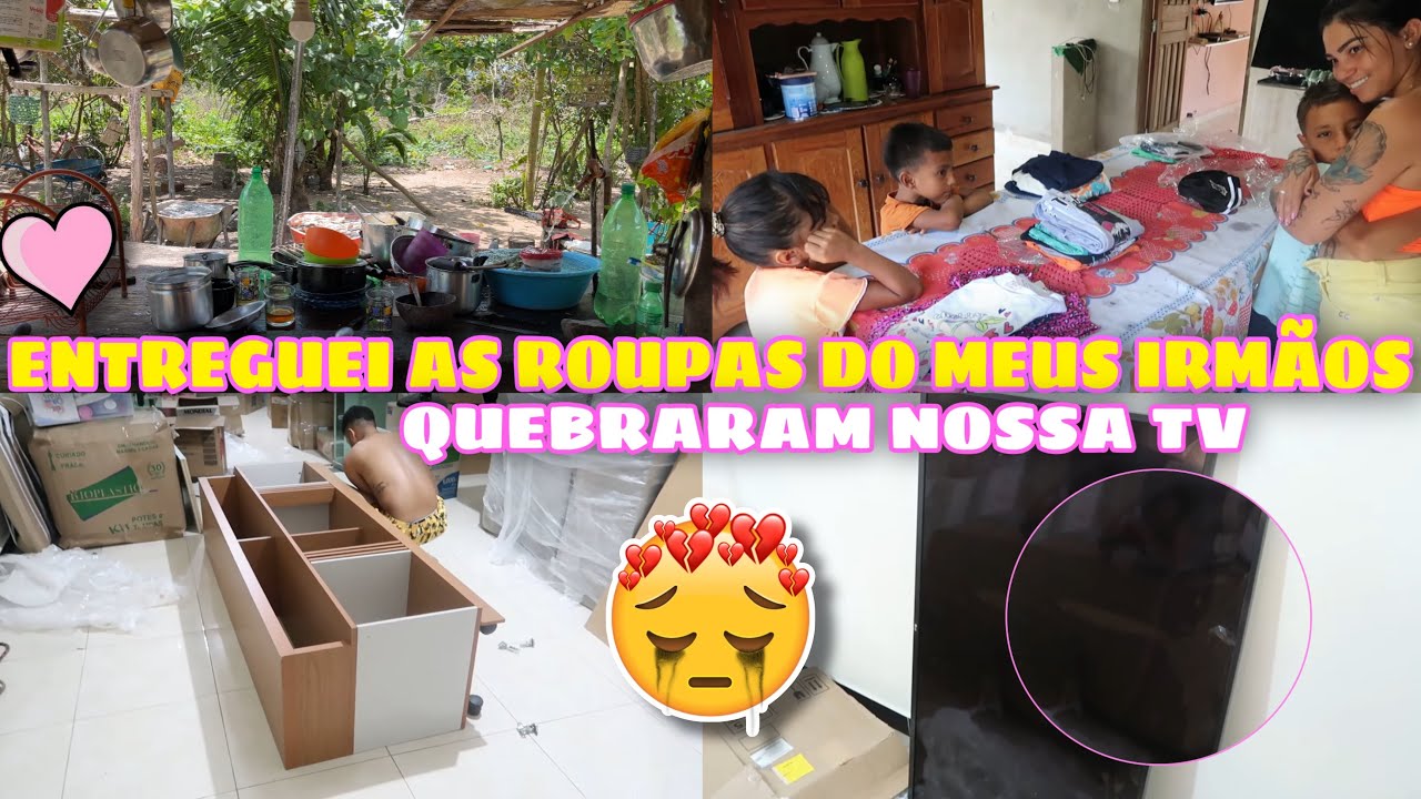 QUEBRARAM MINHA TV NA MUDANÇA😭|| LIMPEI E ORGANIZEI OS ARMÁRIOS+ QUEBROU BASTANTE COISA😞💕