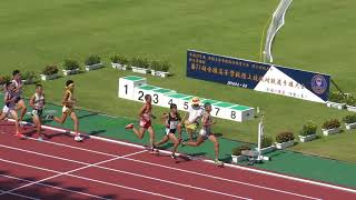 H30　三重インターハイ　男子1500m　予選1組