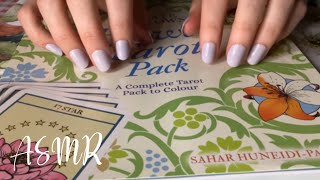 Colouring Tarot Card Book (Show \u0026 Tell) #asmr #tarot #colouring