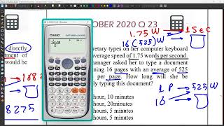 FULL Guide Chapter 13 "Ratio" from Q1-to-Q8 - calculator section