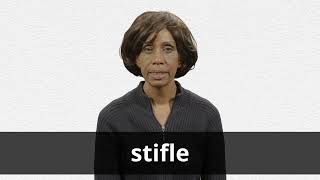 How to pronounce STIFLE in American English