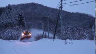 旭川近郊DE15常時運転排雪列車 Snowplow train,Asahikawa suburbs,Hokkaido,Japan