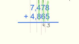 4-Digit Addition - Using the Standard Algorithm