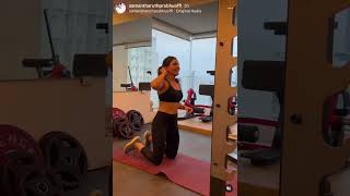 Samantha hot video | fitness | Nagachaitanya Akkineni
