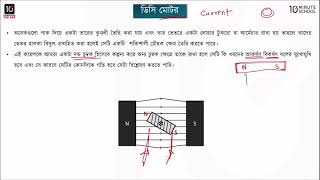 অধ্যায় ১২ : তড়িৎ প্রবাহী তারের উপর চুম্বকের প্রভাব, ডিসি মোটর, জেনারেটর, ট্রান্সফর্মার [SSC]