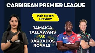 Jamaica Tallawahs vs Barbados Royals  Dream 11 Prediction | JT vs BR | CPL 2022 14th Match | #jtvsbr