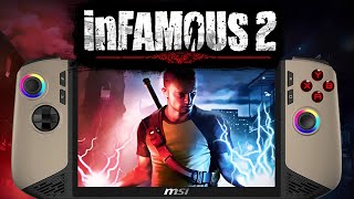 Infamous 2 MSI Claw 8 AI+ Performance - RPCS3 PS3 Emulation