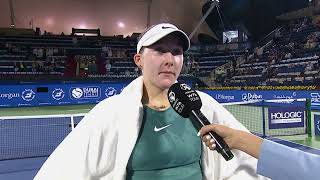 Mirra Andreeva Post-Match Interview - SF - 2025 Dubai Duty Free Tennis Championships