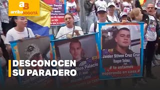 Familias de colombianos detenidos en El Salvador marchan en Bogotá | CityTv